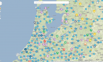 Crime map of The Netherlands